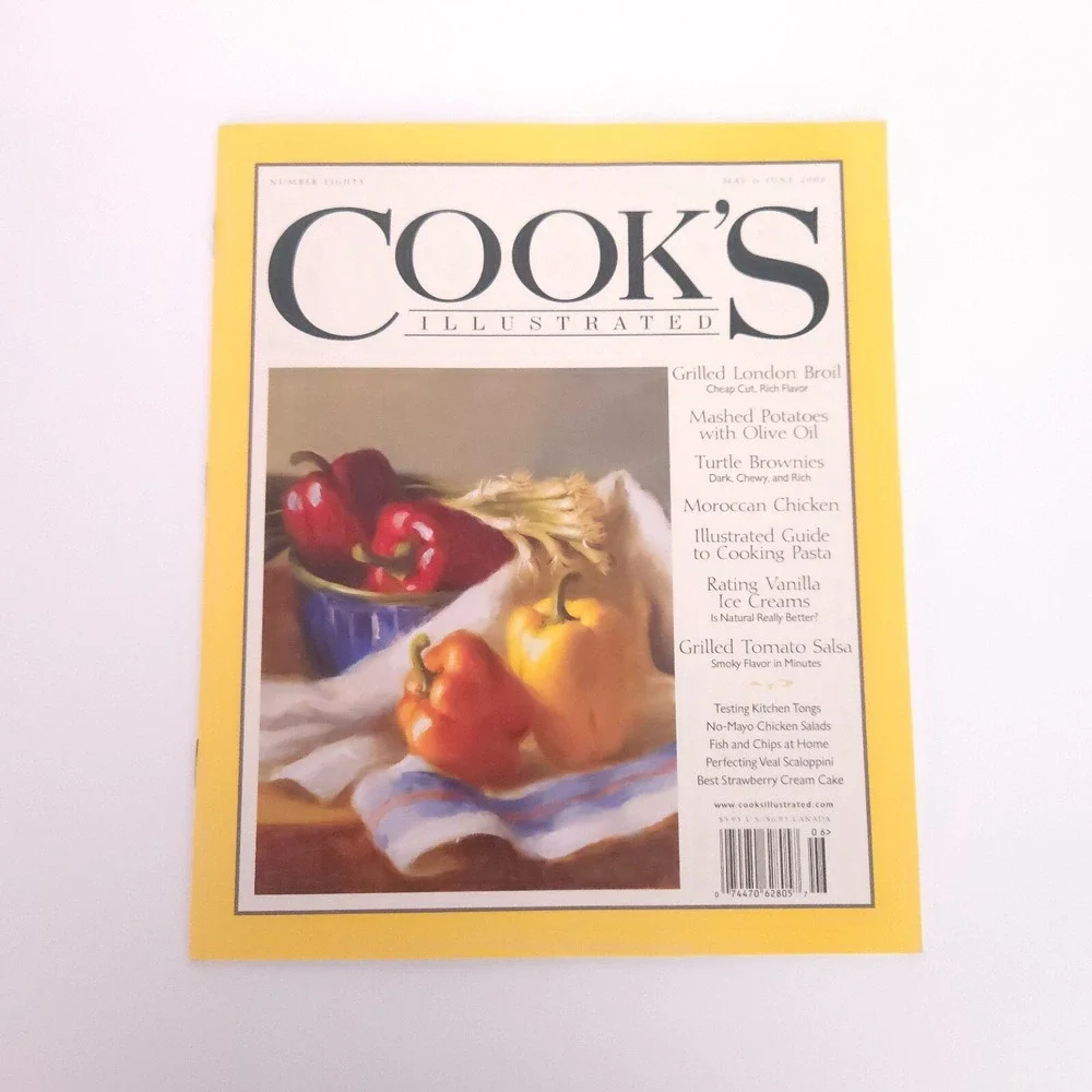 2006 Cook's Illustrated Cooking Magazine‎ Back Issues Lot of 6 Complete Year